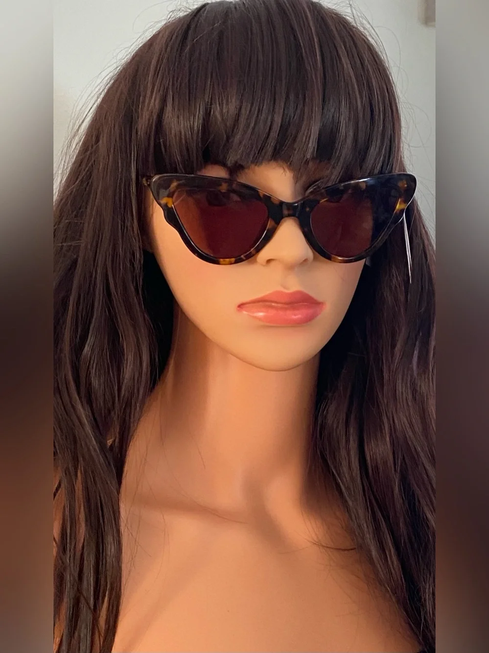 FLORENCE BY MILLS CHIC TORTOISE CAT EYE FRAMED SUNGLASSES
